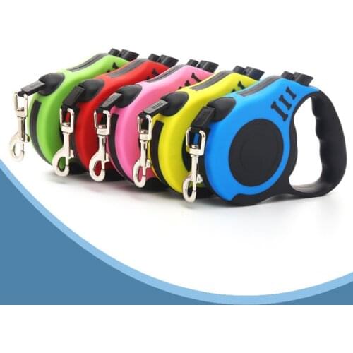 Retractable Dog Leash 3M/5M Automatic Flexible Dog Leash Pet Dogs Cat Traction Rope Leashes Tool For Small Medium Dogs