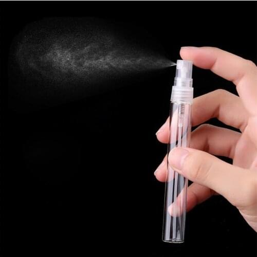2ML 3ML 5ML 10ML Clear Mini Perfume Glass Bottle Empty Cosmetics Bottle Sample Test Tube Thin Glass Vials Refillable Bottles