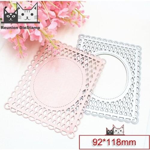 Reunion Lace invitation background Metal Cutting Dies Scrapbooking Photo Album Embossing Paper Card Making Decor Die 2020 New
