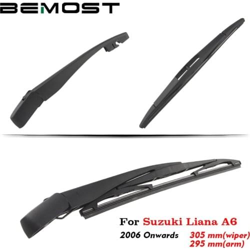 BEMOST Car Rear Windshield Wiper Arm Blade Brushes For Suzuki Liana A6 2006 Onwards Hatchback 305MM Back Windscreen Auto Styling