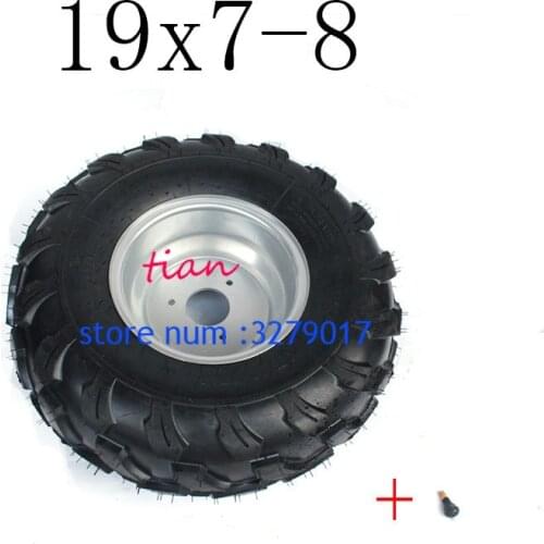 Hot Sale 19x7-8 Tyre with Rim Fit for ATV Buggy Quad Lawn Mower Garden Tractor 150cc 200cc 250cc 300cc Front Rear Wheel