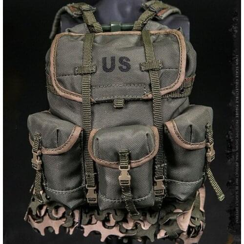 1/6 Scale Soldiers U.s. Seals Special Forces Backpack Toy Rucksack Model 12'' Action Figure Scene Static Accessory Model