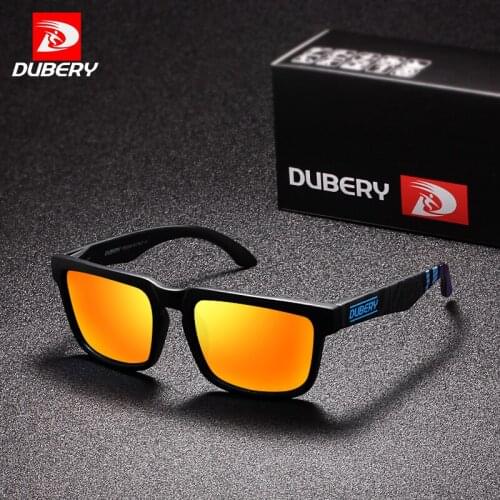 DUBERY Polarized Sunglasses Men Hot Sale Quality Sun Glasses Men Women Driving Retro 2018 Luxury Brand Designer UV400
