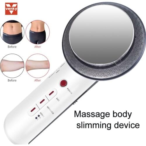 VENKY Ultrasound Cavitation EMS Infrared Body Slimming Ultrasonic Lipo Fat Burner Machine Weight Loss Massager Beauty Tools