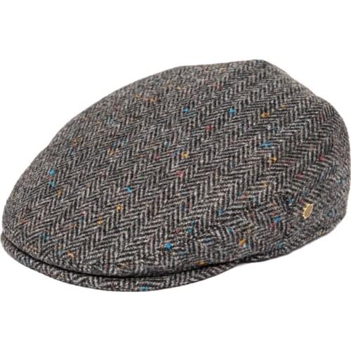 VOBOOM Herringbone Ivy Cap Driving Flat Caps 50% Wool Tweed Scally Hat Bunnet Paddy Dai Cheese-cutter Hats 200