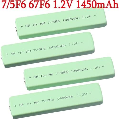 1.2V 7/5F6 67F6 1450mAh Chewing Gum battery 1.2V ni-mh 7/5 F6 cell for panasonic sony MD CD cassette player for Sony D-E999