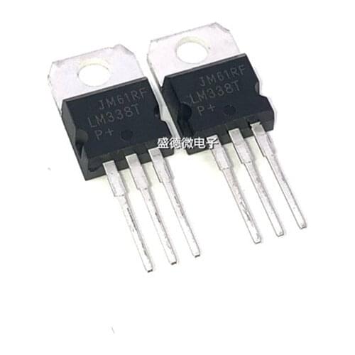 10pcs LM338T LM338 TO-220 5A 1.2V to 32V NEW