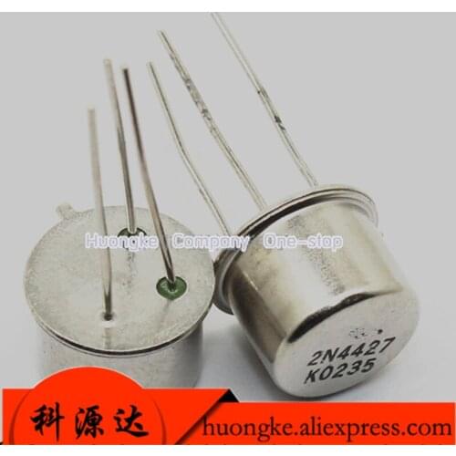 10PCS/LOT 2N4427 port transistor iron cap straight plug TO-39