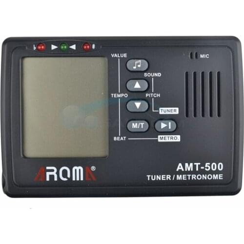 AMT-500 Aroma Metro-tuner A Compact Item Of Tuner and Metronome AMT500 For Chromatic Tuning Guitar Accessories Guitar Tuner