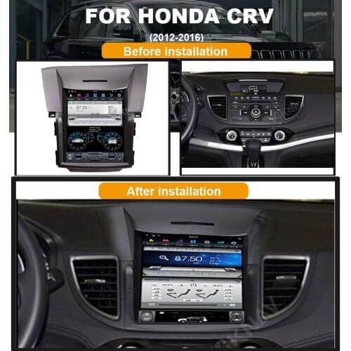 Android System vertical screen car GPS navigation For Honda-CR-V CRV 2012-2016 DVD multimedia player head unit tape recorder