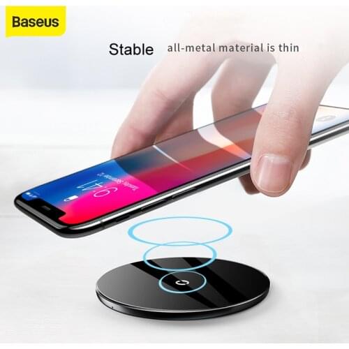 Baseus 10W QI Wireless charger fast wireless charging pad For iPhone X 8 7 Samsung Galaxy S9 S8 note8 mobile phone charger pad