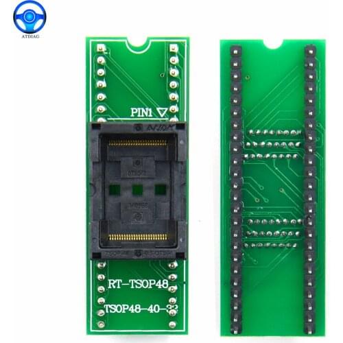 Free shipping Top Quality TSOP48 to DIP48 adapter,TSOP48 test socket 0.5mm Pitch for RT809F RT809H & for XELTEK USB Programmer
