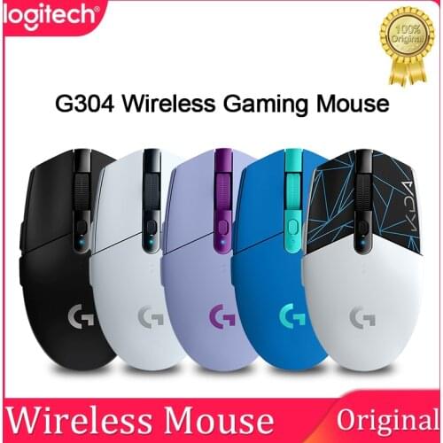 Logitech G304 LIGHTSPEED KDA Wireless Gaming Mouse HERO Sensor 12000DPI 6 Programmable Buttons Adjustable Gaming Optical Mice