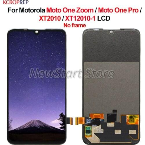 For Motorola Moto One Zoom One Pro LCD Display Touch Screen Digitizer Assembly For Motorola Moto XT2010 lcd Replacement Parts