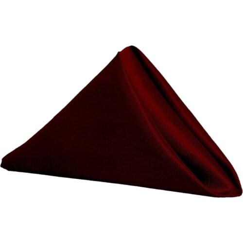 M5TF 12 Pieces Satin Napkin Square 20 x 20Inches Dinner Napkins Weddings Party Dinner