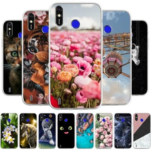 Cartoon Case For Tecno Spark 4 Lite Phone bags Soft Cover For Tecno Spark 5 Air TPU Coque Capa Animal Painted Fundas Bumper