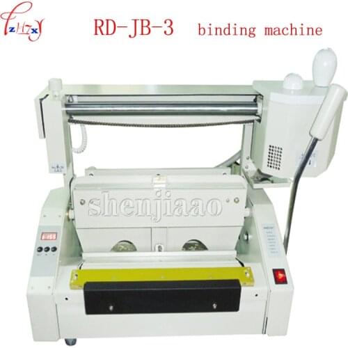 Desktop glue books binding machine glue book binder machine hot melt glue binding machine booklet maker RD-JB-3 110V/220V 1pc