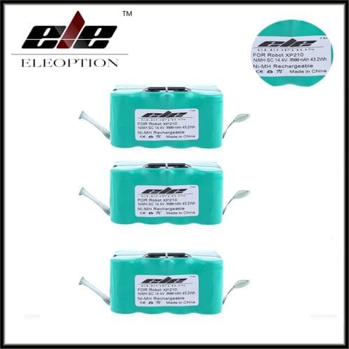 New 3PCS 14.4V 3500mAh Battery for SAMBA XR210 XR201C R Vacuum Cleaner NS3000D03X3 YX-Ni-MH-022144 For SAMBA CleanTouch Klars