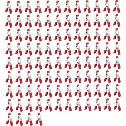 P15D New 10Pcs Metal Spring Clamps 2" Clip w/ Soft Plastic Tips Grip Photos