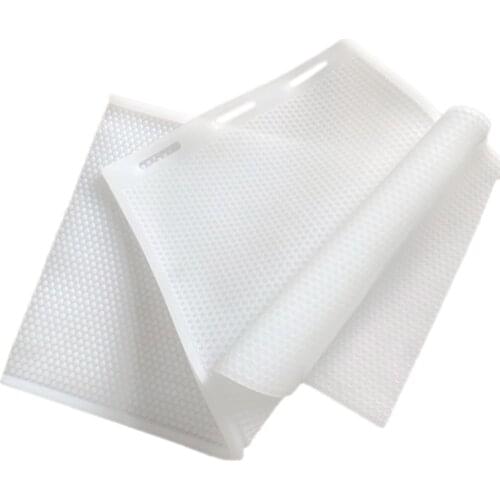 Beeswax Foundation Press Mold Honeycomb Sheets Beekeeping Silicone Flexible Beehive Wax Machine Embosser Base Plate Tool E8BD