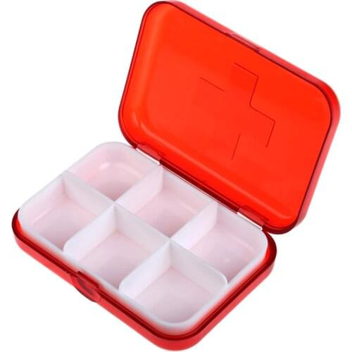 Empty Medicine Storage Pocket Pill Case Red Cross Emboss Drugs container Travel Drug Capsule tablet Organizer travel Pillcase