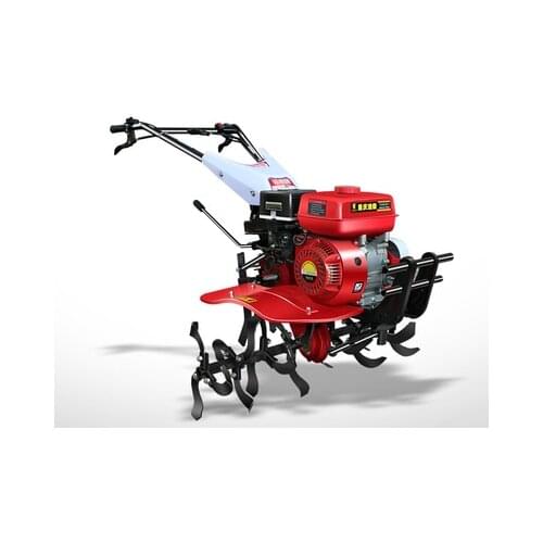 Rice field diesel driven tiller dual-purpose rotary tillage ridge walking tractor