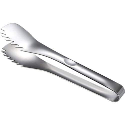 Food Tongs Steak Clamps Bread Clips Kitchen Supplies Tooth Type Silver For Cooking Grilling Frying Easy To Clean Stainless Steel