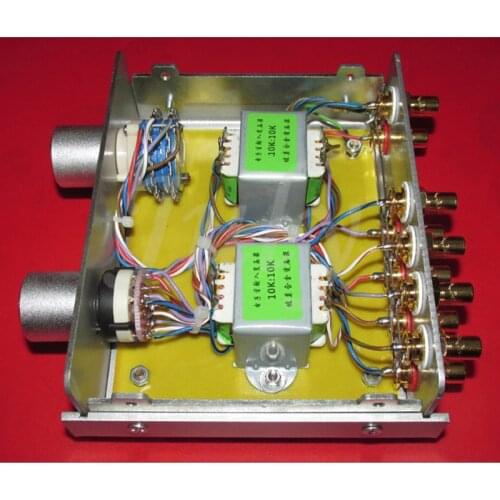 Wide frequency response 10K:10K EI35X25 Permalloy signal transformer product machine, four inputs and one output