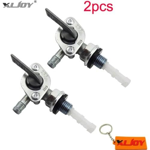XLJOY 2pcs Gas Tank Fuel Tap Cock Petcock For 50cc 70cc 90cc 110cc 125cc 140cc 150cc 160cc Pit Dirt Bike Motorcycle