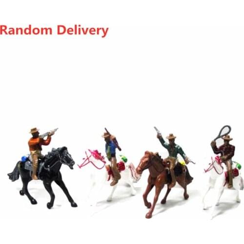 1 Pc 1:100 Western Cowboy Model Layout HO Scale People Figure Models Sand Table Toys