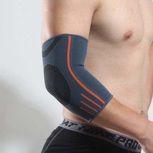 1Pc Men Elbow Brace Compression Support Sleeve Elastic Elbow Pads Movement Protection S--XL Arm Hand Brace Sleeve for Men Women