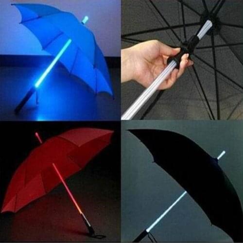 10pcs/lot Cool Blade Runner Light Saber LED Flash Light Umbrella rose umbrella bottle umbrella Flashlight Night Walkers
