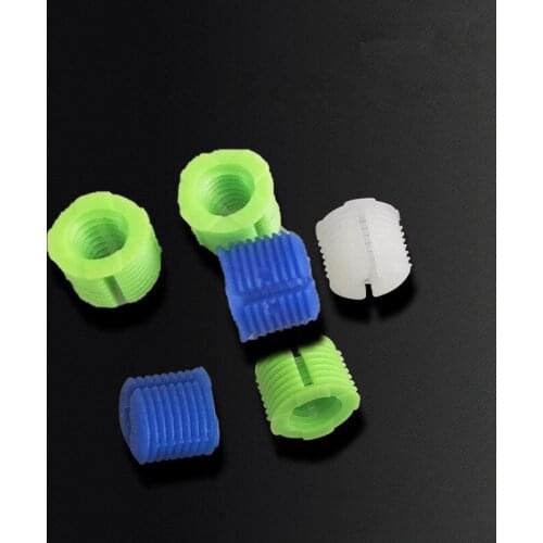 100pcs Nylon Expansion Nuts Head Thickening 3 In 1 Connector Two-open Quick Installation Expansion Connectors Hardware Furniture
