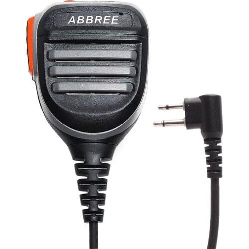 ABBREE 2 Pin PTT Speaker Mic Microphone For Motorola GP68/GP88/GP300/2000/CT150/P040/Pro1150 HYT TC-500 Walkie Talkie Ham Radio