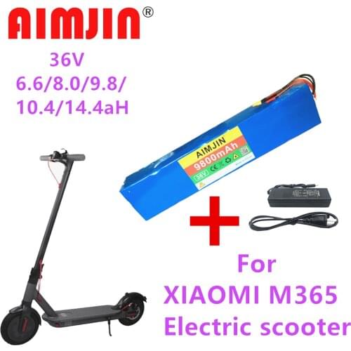 36V 10S3P Scooter Battery Pack for Xiaomi Mijia M365, Electric Scooter, BMS Board for Xiaomi m365+Charger