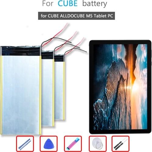 Battery 6500mAh T1006-3280185 (2line) For CUBE ALLDOCUBE M5 Tablet PC Li-ion Bateria