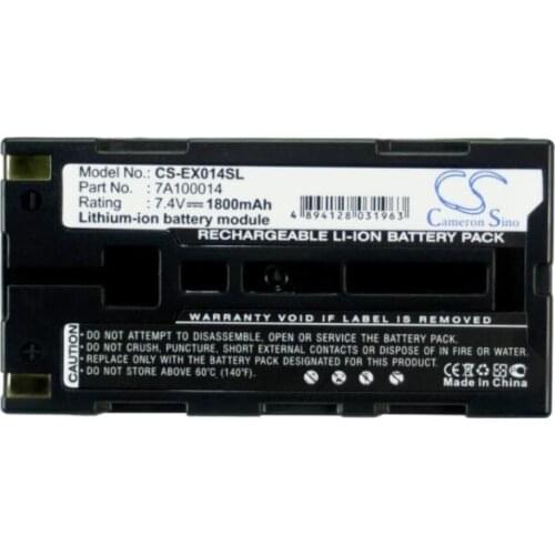 Cameron Sino 1800mAh battery for EXTECH ANDES 3 APEX 2 APEX 3 APEX2 APEX3 Dual Port MP200 MP300 MP350 S1500