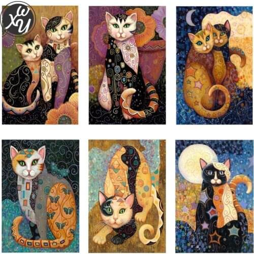 Cute Cat Diamond Painting for Adults Animals Diamond Mosaic Cross Stitch Kits Diamond Art Kits Embroidery for Adults Home Decor