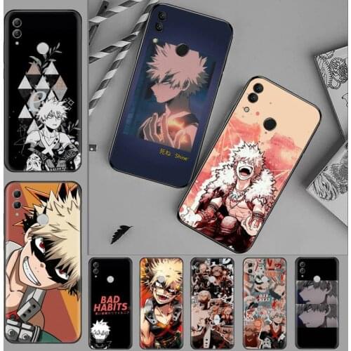 Katsuki Bakugo Boku my Hero Academia Phone Case For Huawei Honor view 7a5.45inch 7c5.7inch 8x 8a 8c 9 9x 10 20 10i 20i lite pro