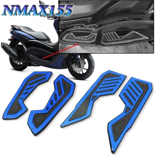 For YAMAHA NMAX155 N-MAX155 NMAX 155 N-MAX Motorcycle parts Front & Rear Footrest Step Motorcycle Footboard Pedals Foot Pegs