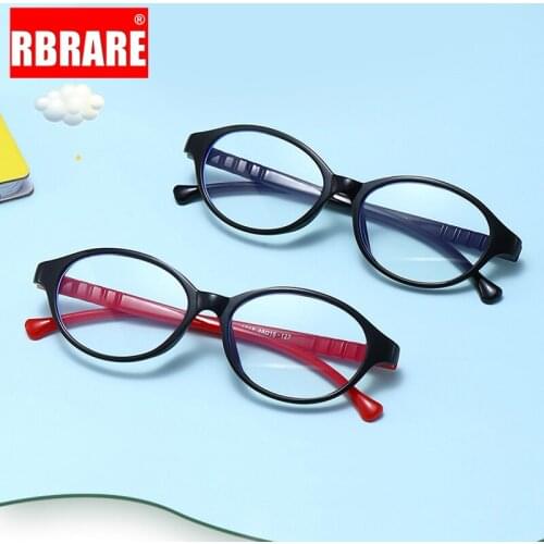 RBRARE Child Glasses Frame Round Eyeglasses Frame Kid Blue Light Glasses Brand Designer Eye Glasses for Kid Anti Blue Eyewear