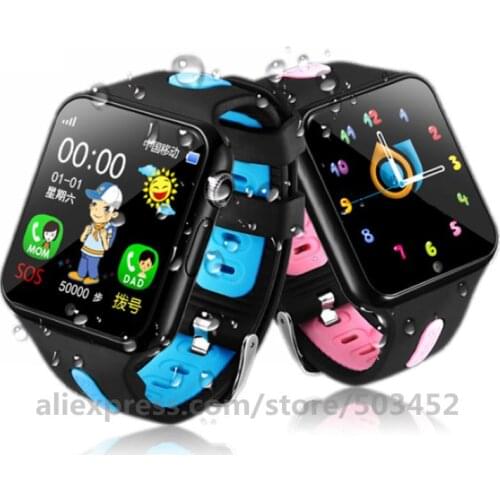 20pcs/Lot V5K kids Student Watch GPS LBS Location Tracker Remote Camera Monitor Support TF Card Phone Watch Children Wristwatch