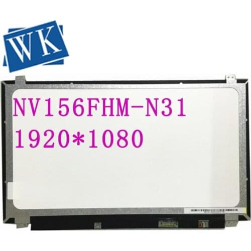 For Boe NV156FHM-N31 NV156FHM N31 Matrix for Laptop 15.6" FHD 1920X1080 Glossy Panel Replacement IPS Screen