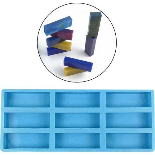 Ice Cube Chocolate Bar Mold Handmade Baking Mould Non-Stick Craft Clay Kids Adults