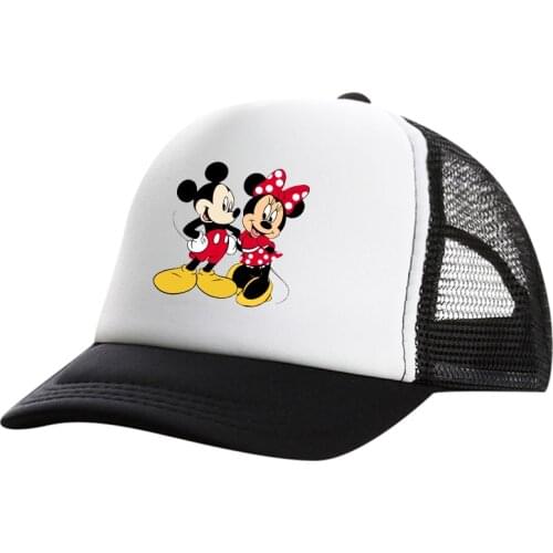 2021Fashion New Unisex fishing Baseball Mickey mouse Men Caps Women Breathable Mesh Snapback Hats Casual sport Hats Ca
