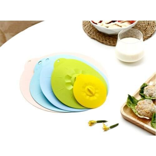 60 Sets Silicone Bowl Lids Heat Resistant Microwave Cover Fresh Keeping Suction Seal Covers for Bowls Pots Cups Wholesale