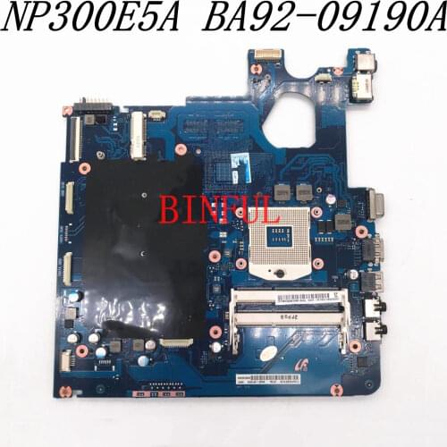For SAMSUNG NP300E5A Laptop Motherboard BA92-09190A BA92-09190B HM65 100% full Working well