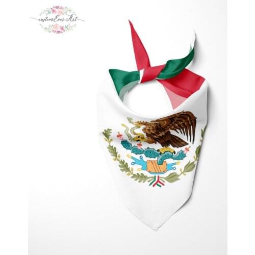 The Mexico flag dog bandana large pet scraf pet bandana for dog scarf dog neck scarf dog print scarf bandana