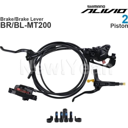 Shimano ALIVIO M3100 MT200 Hydraulic DISC brake Groupset MT200 Brake Lever and MT200 2-Piston Brake Caliper with Brake Hose