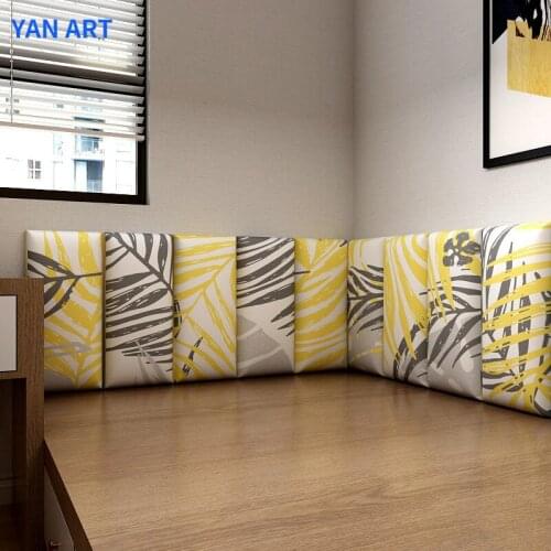 Bed Headboards Anti-Collision Tatami Bedroom Furniture Decor Aesthetic Head Board Headrests Cabecero Backrest Soft Wrap Sticker